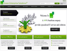 Tablet Screenshot of green.com.na